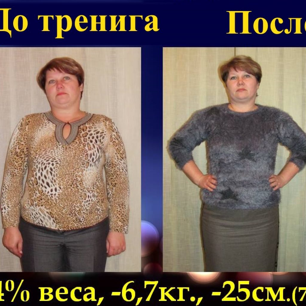 Курсы снижения веса. Результат 20