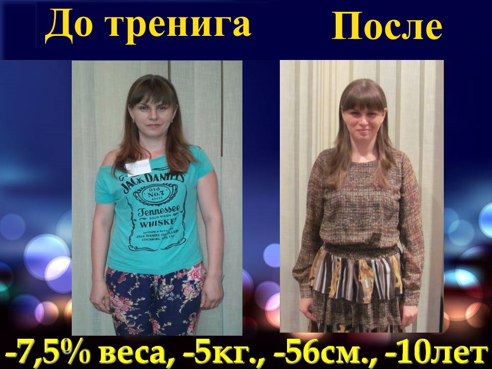 Школа питания. Результат снижения веса 7