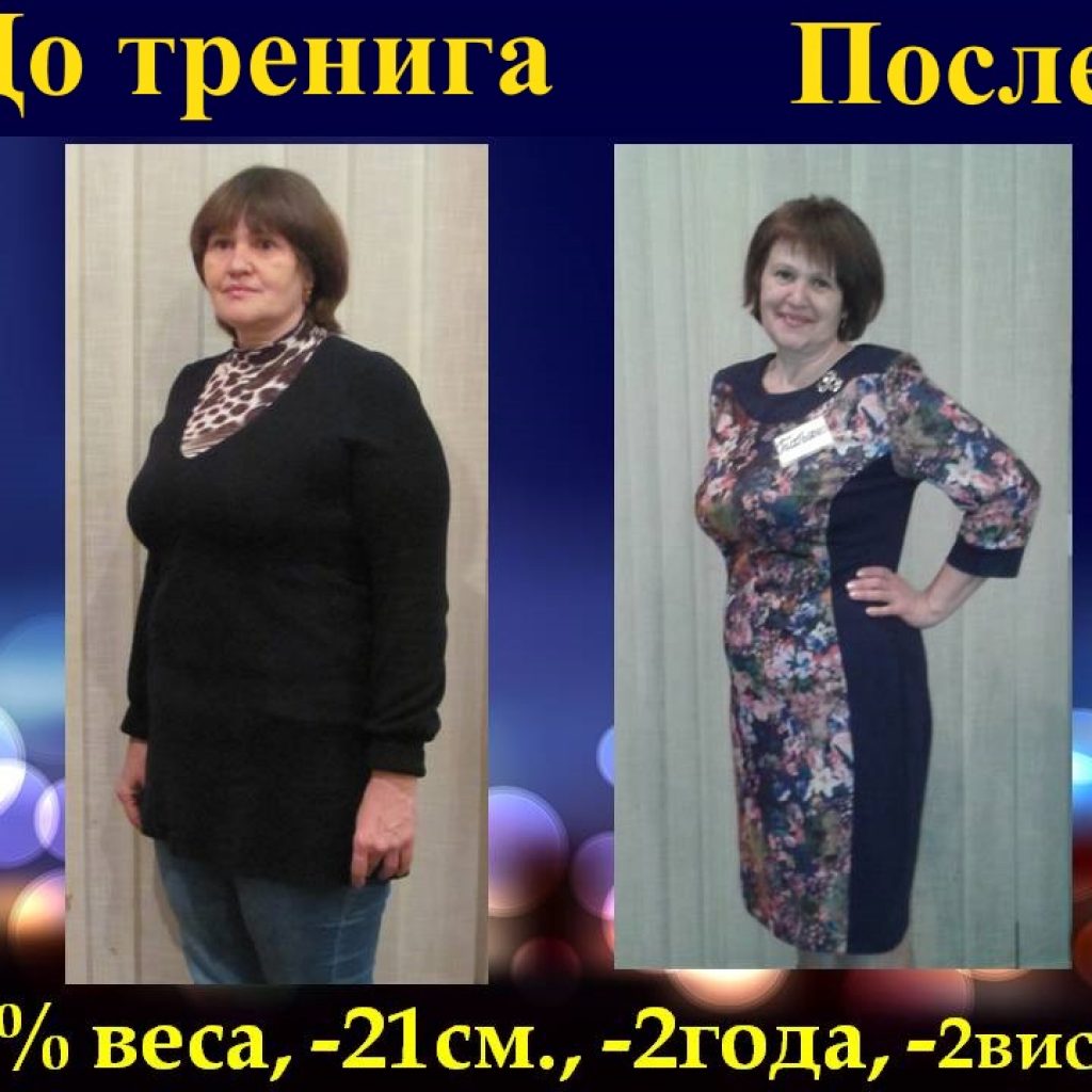 Школа питания. Результат по снижению веса 5