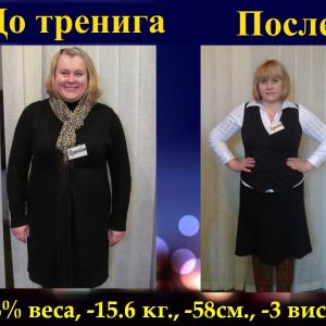 Курсы снижения веса. Результат 13