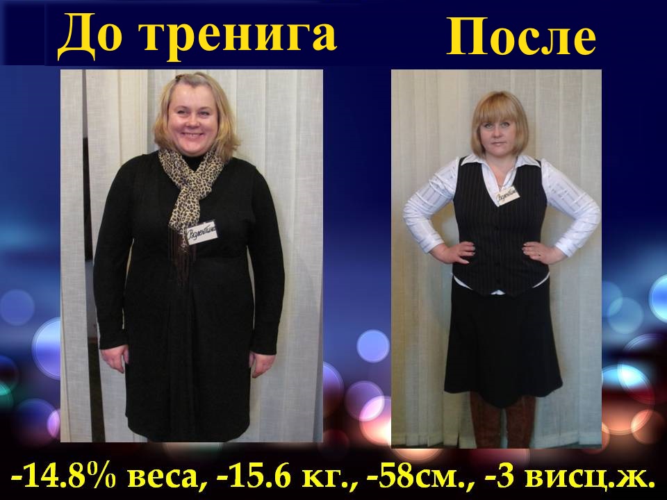 Курсы снижения веса. Результат 13