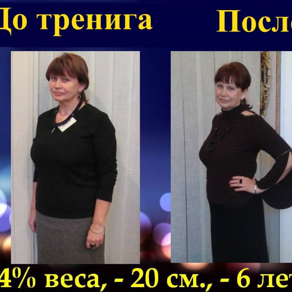 Школа питания. Результат по снижению веса 3