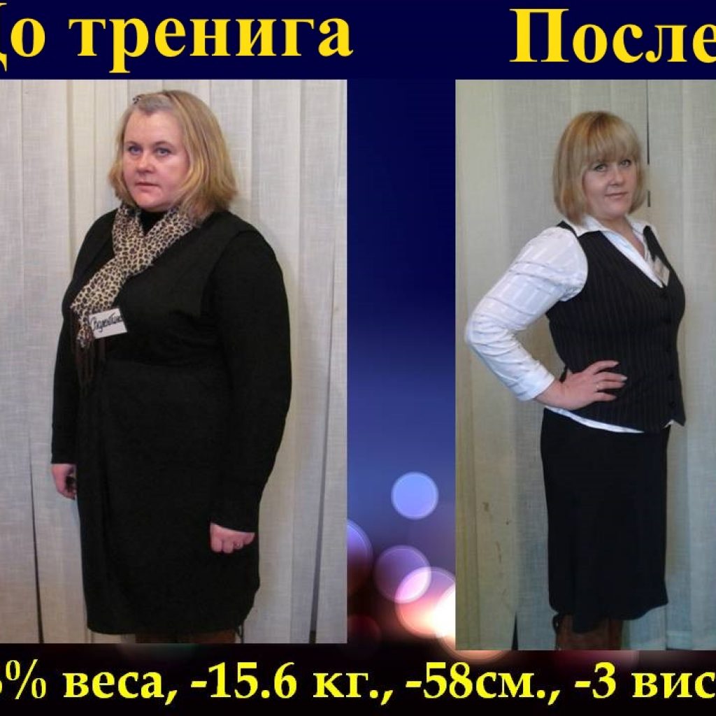 Курсы снижения веса. Результат 12