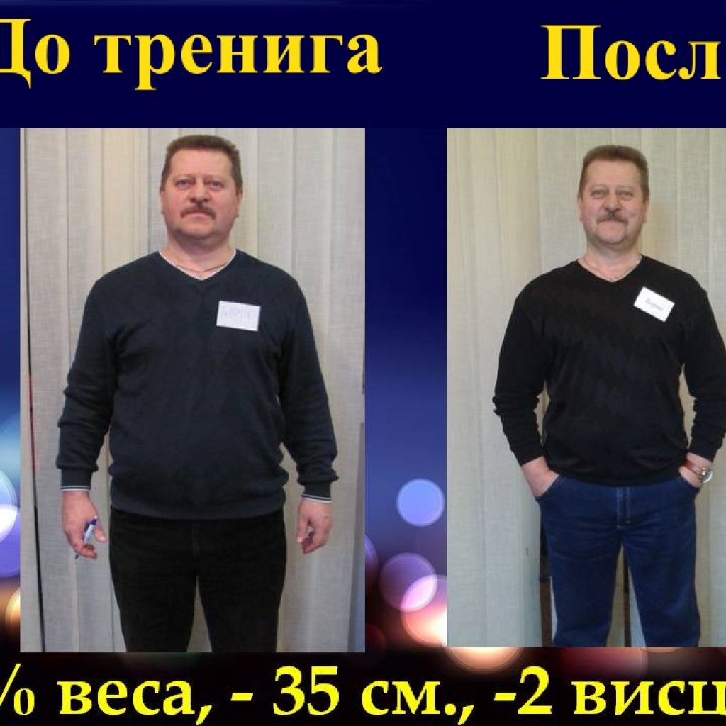 Школа питания. Результат по снижению веса 2