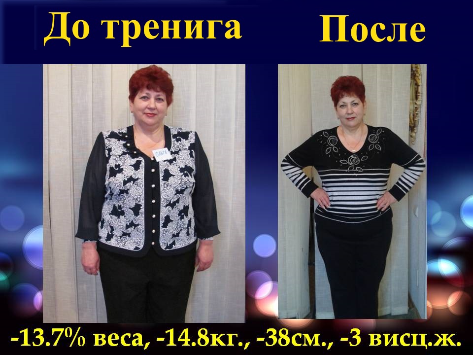 Курсы снижения веса. Результат 11