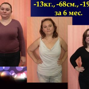 результат снижения веса до и после1